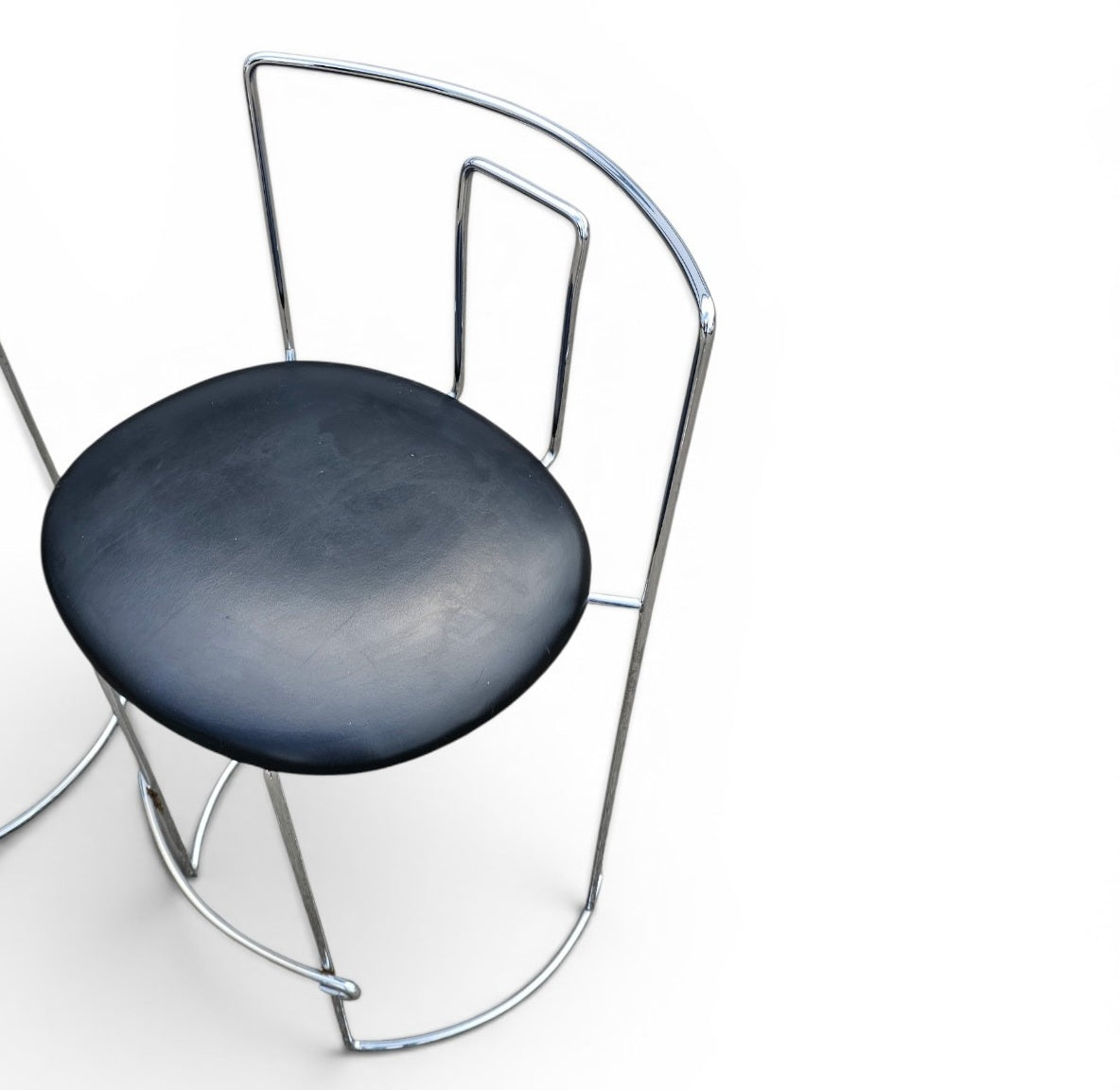 2 x Gaja stool by Kazuhide Takahama for  Simon Gavina / black leather