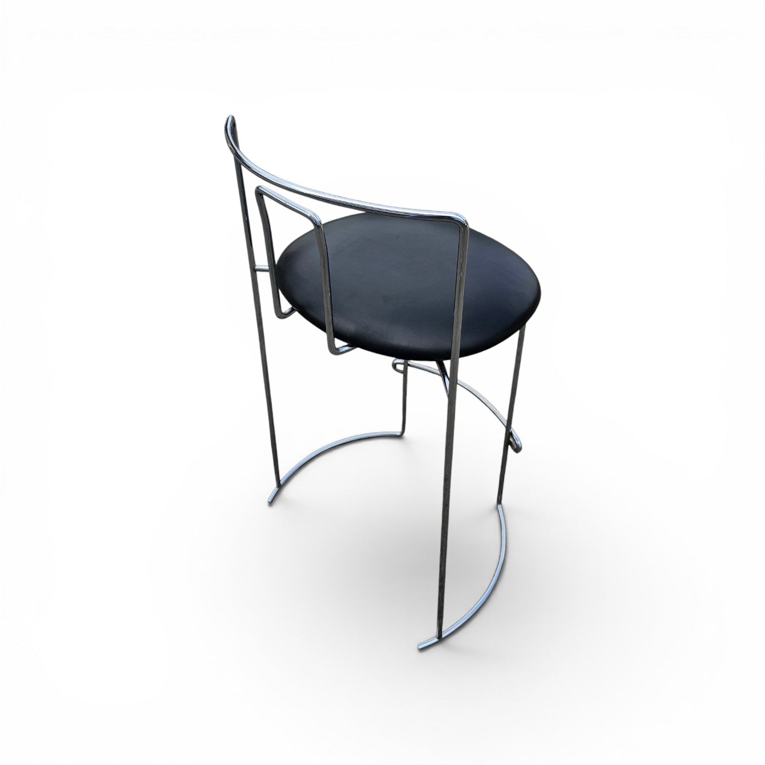 2 x Gaja stool by Kazuhide Takahama for  Simon Gavina / black leather