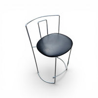 2 x Gaja stool by Kazuhide Takahama for  Simon Gavina / black leather