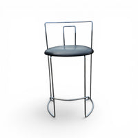 2 x Gaja stool by Kazuhide Takahama for  Simon Gavina / black leather
