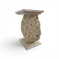 Magnussen Ponte mactan shell-shaped console or table base with original glass top