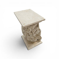 Magnussen Ponte mactan shell-shaped console or table base with original glass top
