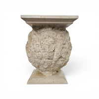 Magnussen Ponte mactan shell-shaped console or table base with original glass top