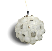 Cascade 4 balls pendant lamp with "bubble glass" shades,