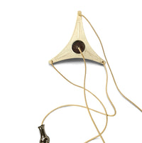 Cascade 4 balls pendant lamp with "bubble glass" shades,