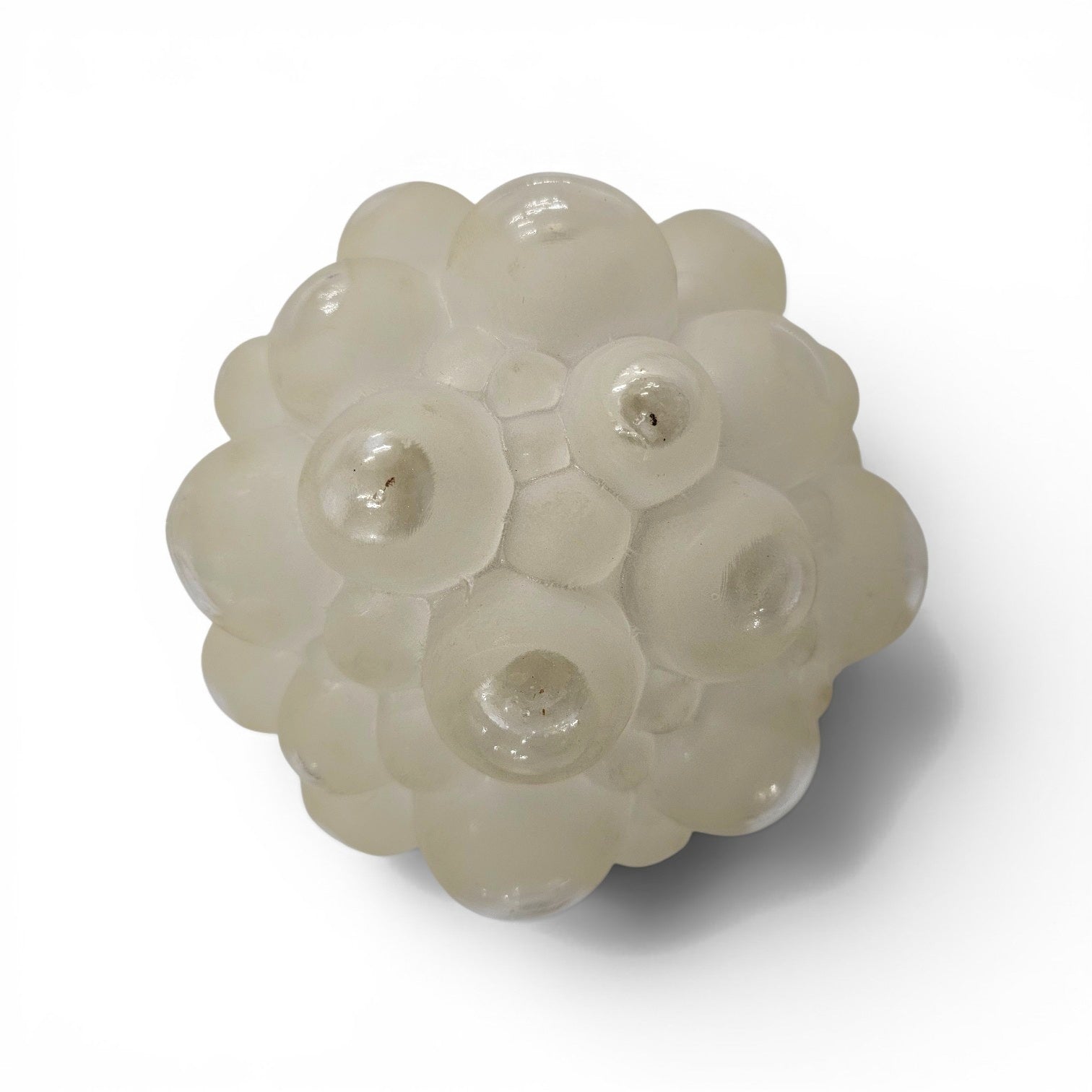 Cascade 4 balls pendant lamp with "bubble glass" shades,