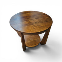 Art Deco oak side table 1930s
