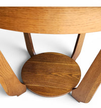 Art Deco oak side table 1930s