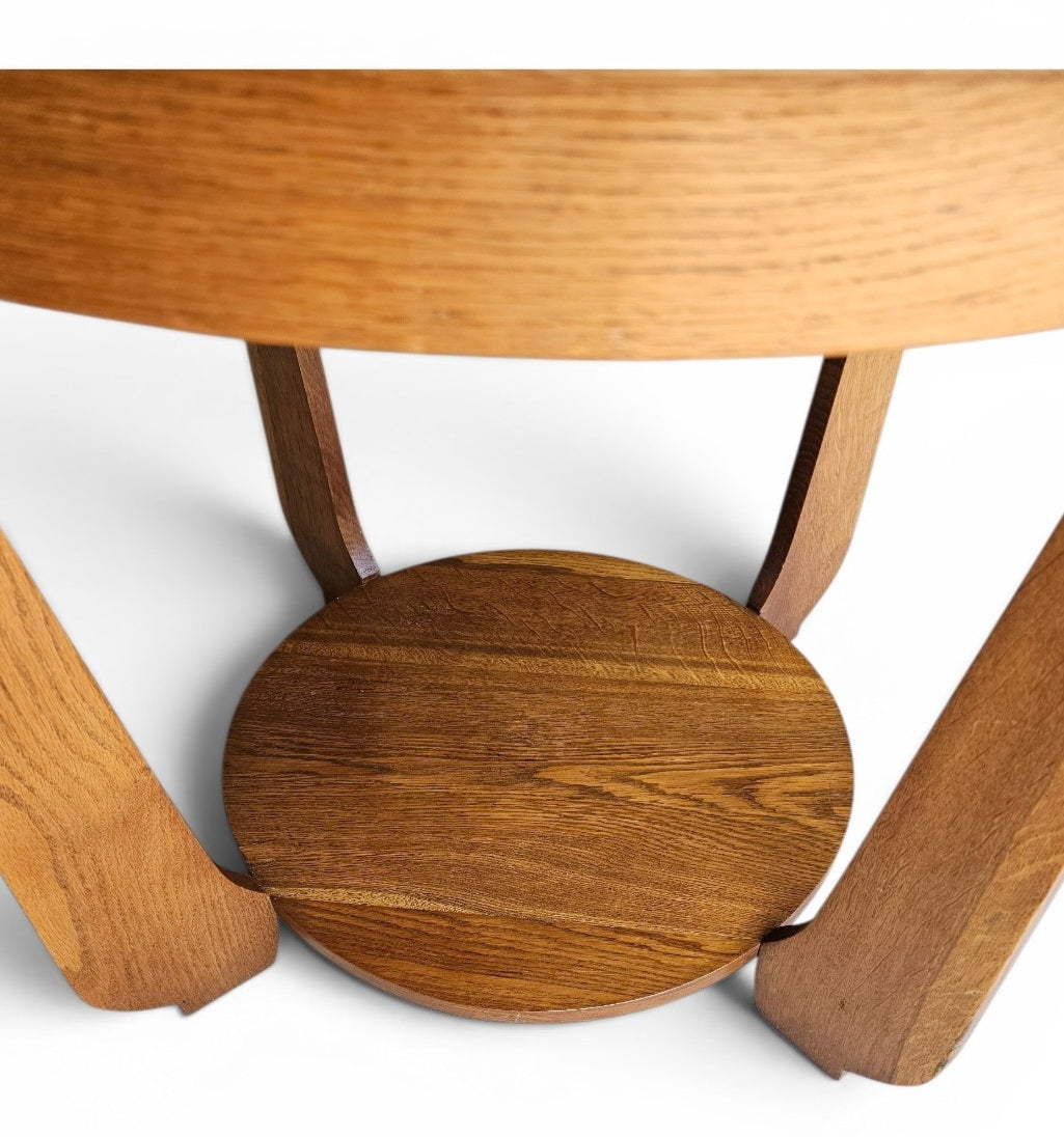 Art Deco oak side table 1930s