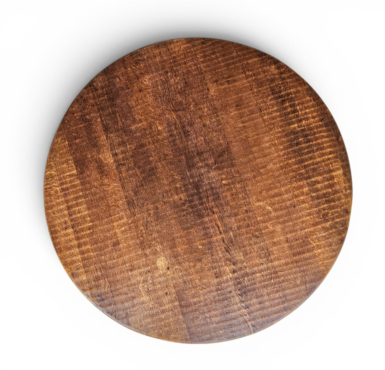 Brutalist oak coffee table / heavy weight 75 kg / 1960s