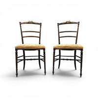 2 x French Giltwood Salon Side Chair