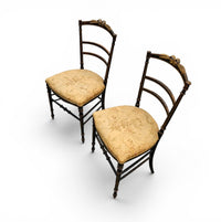 2 x French Giltwood Salon Side Chair