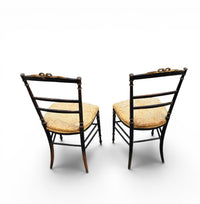 2 x French Giltwood Salon Side Chair
