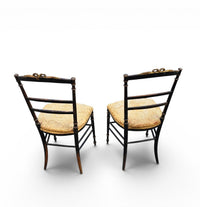 2 x French Giltwood Salon Side Chair