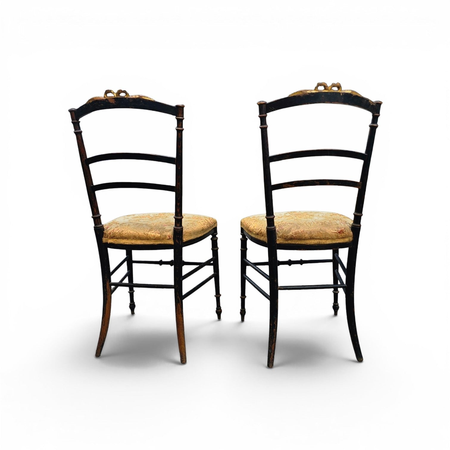 2 x French Giltwood Salon Side Chair