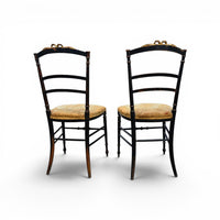 2 x French Giltwood Salon Side Chair