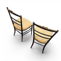 2 x French Giltwood Salon Side Chair