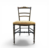 2 x French Giltwood Salon Side Chair