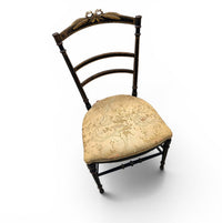 2 x French Giltwood Salon Side Chair