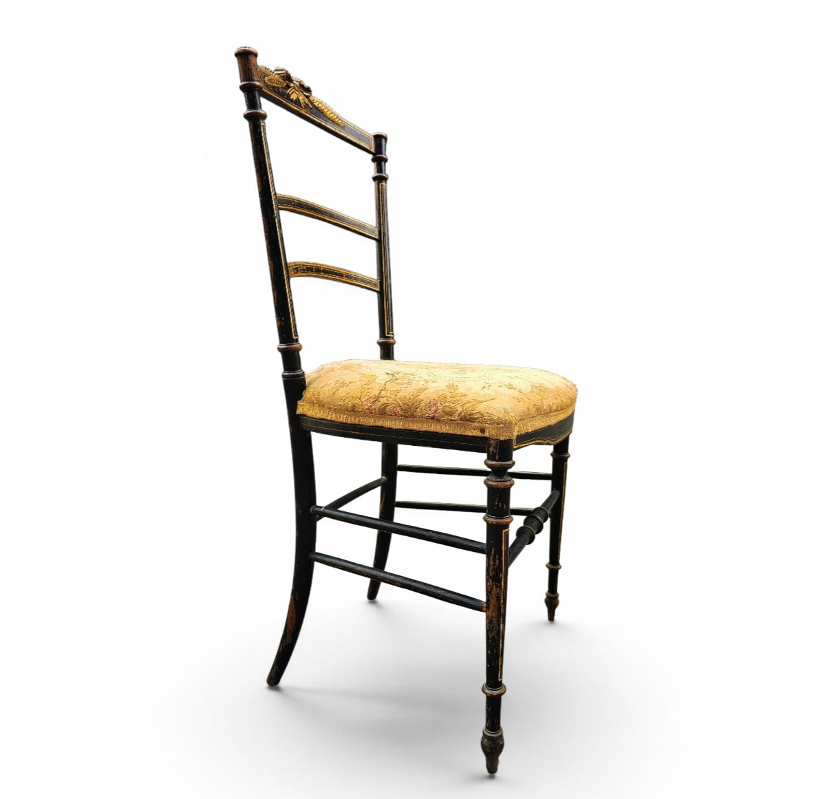 2 x French Giltwood Salon Side Chair