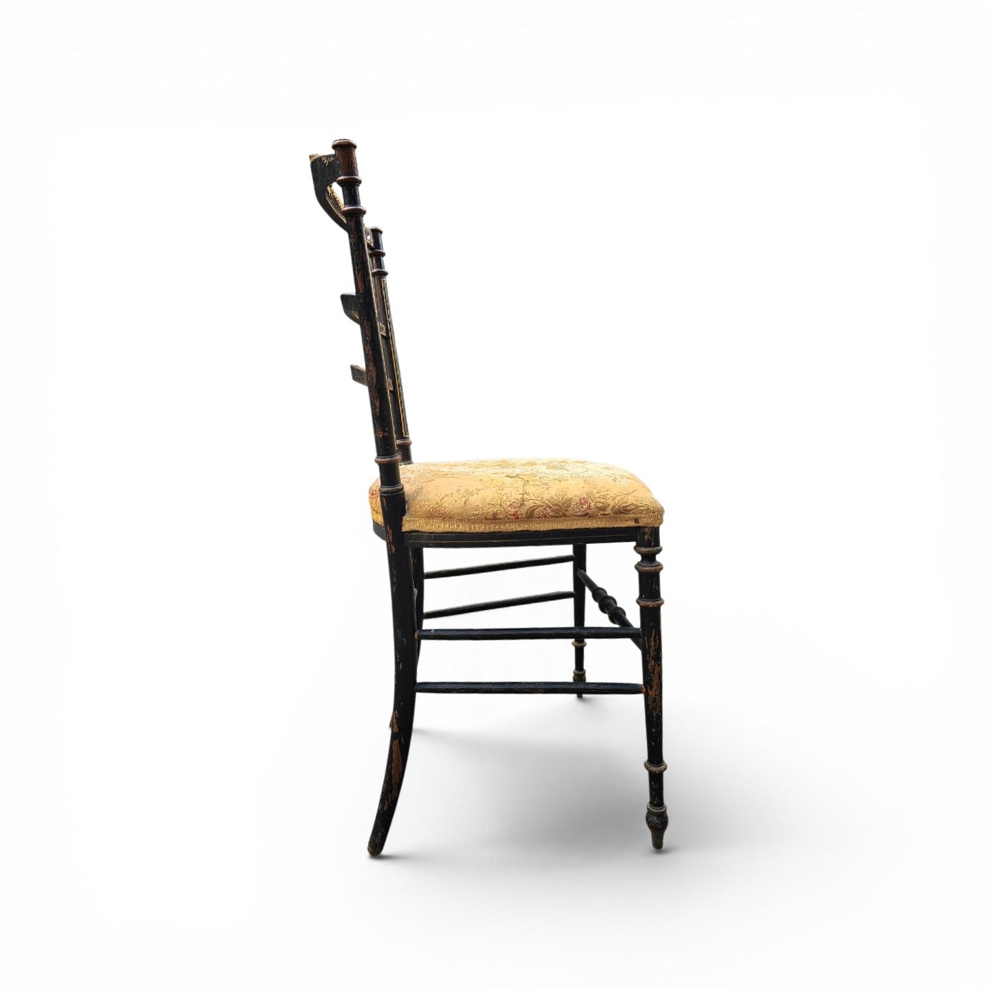 2 x French Giltwood Salon Side Chair