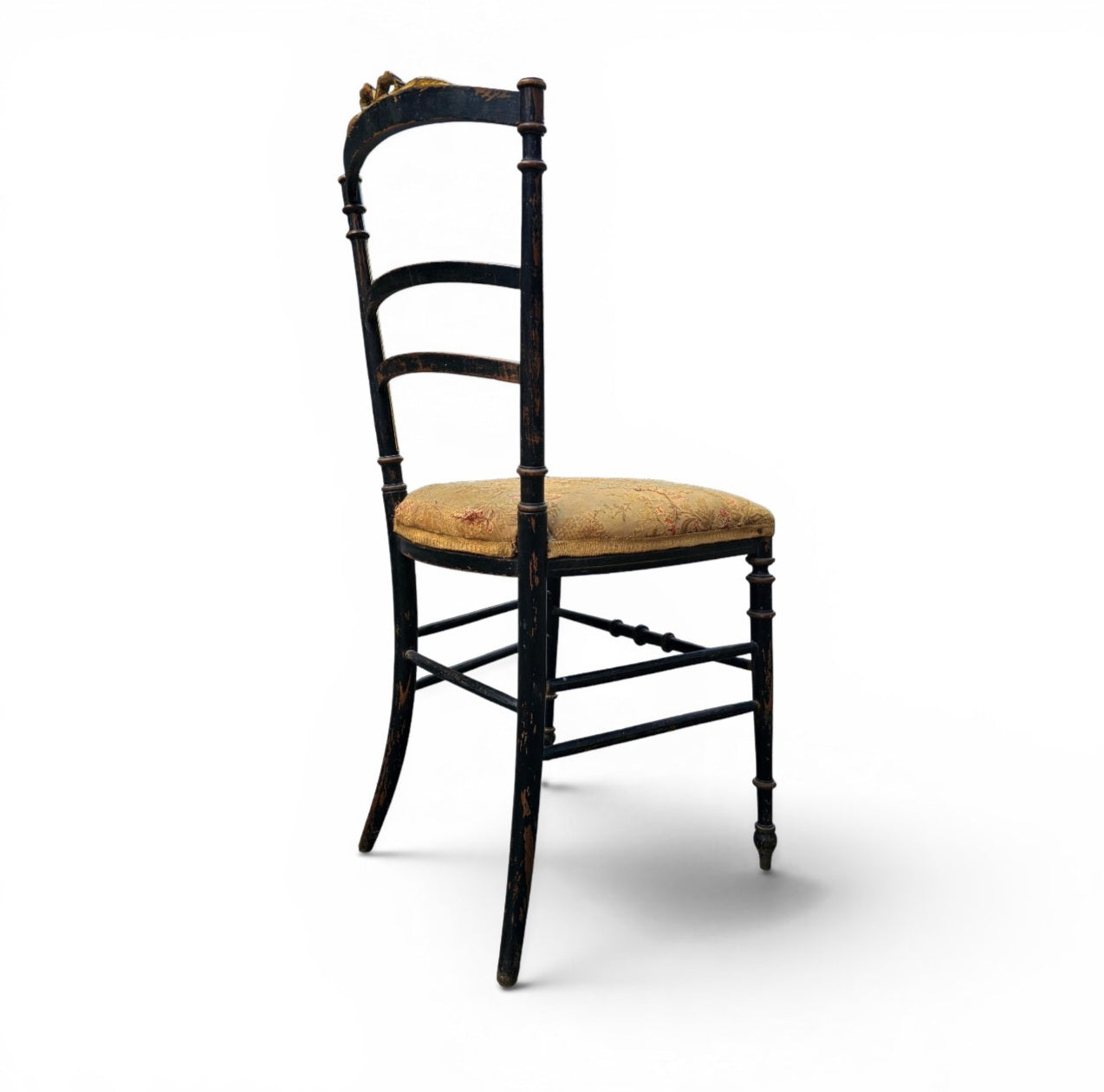 2 x French Giltwood Salon Side Chair