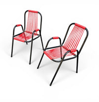 2 x high child chair by Frisian manufacturer Spimeta Harkema / 1960s
