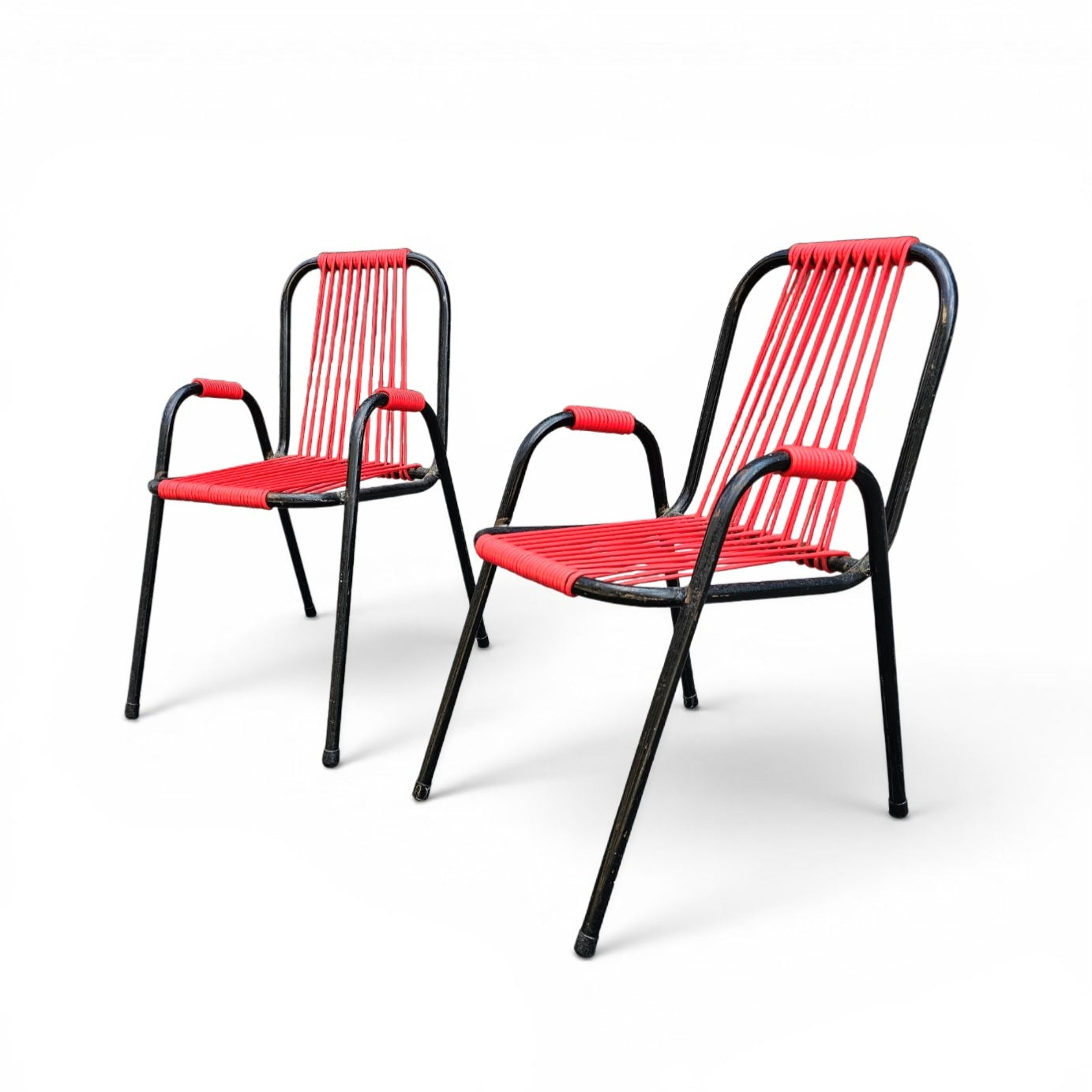 2 x high child chair by Frisian manufacturer Spimeta Harkema / 1960s