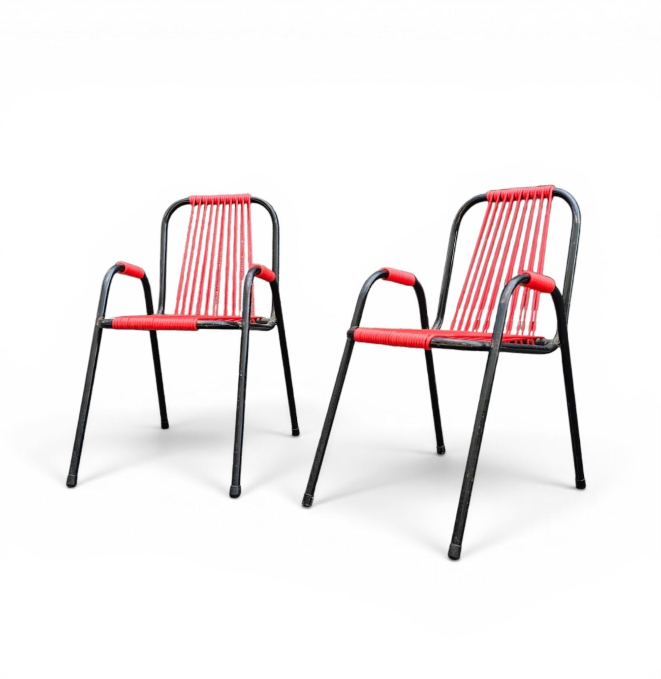 2 x high child chair by Frisian manufacturer Spimeta Harkema / 1960s
