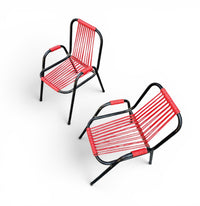 2 x high child chair by Frisian manufacturer Spimeta Harkema / 1960s