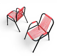 2 x high child chair by Frisian manufacturer Spimeta Harkema / 1960s