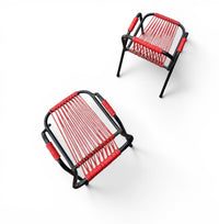 2 x high child chair by Frisian manufacturer Spimeta Harkema / 1960s