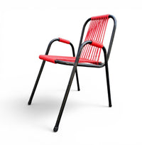 2 x high child chair by Frisian manufacturer Spimeta Harkema / 1960s