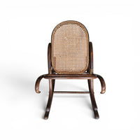 Bentwood & Cane Model 7001 Footrest by Michael Thonet for Thonet / 1930s