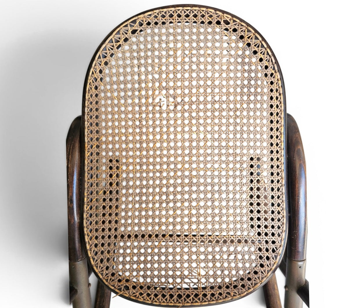 Bentwood & Cane Model 7001 Footrest by Michael Thonet for Thonet / 1930s