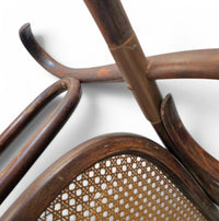 Bentwood & Cane Model 7001 Footrest by Michael Thonet for Thonet / 1930s