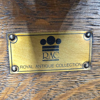 9 x RAC / Royal Antique Collection / Oak wheelback Windsor armchairs / 1980s