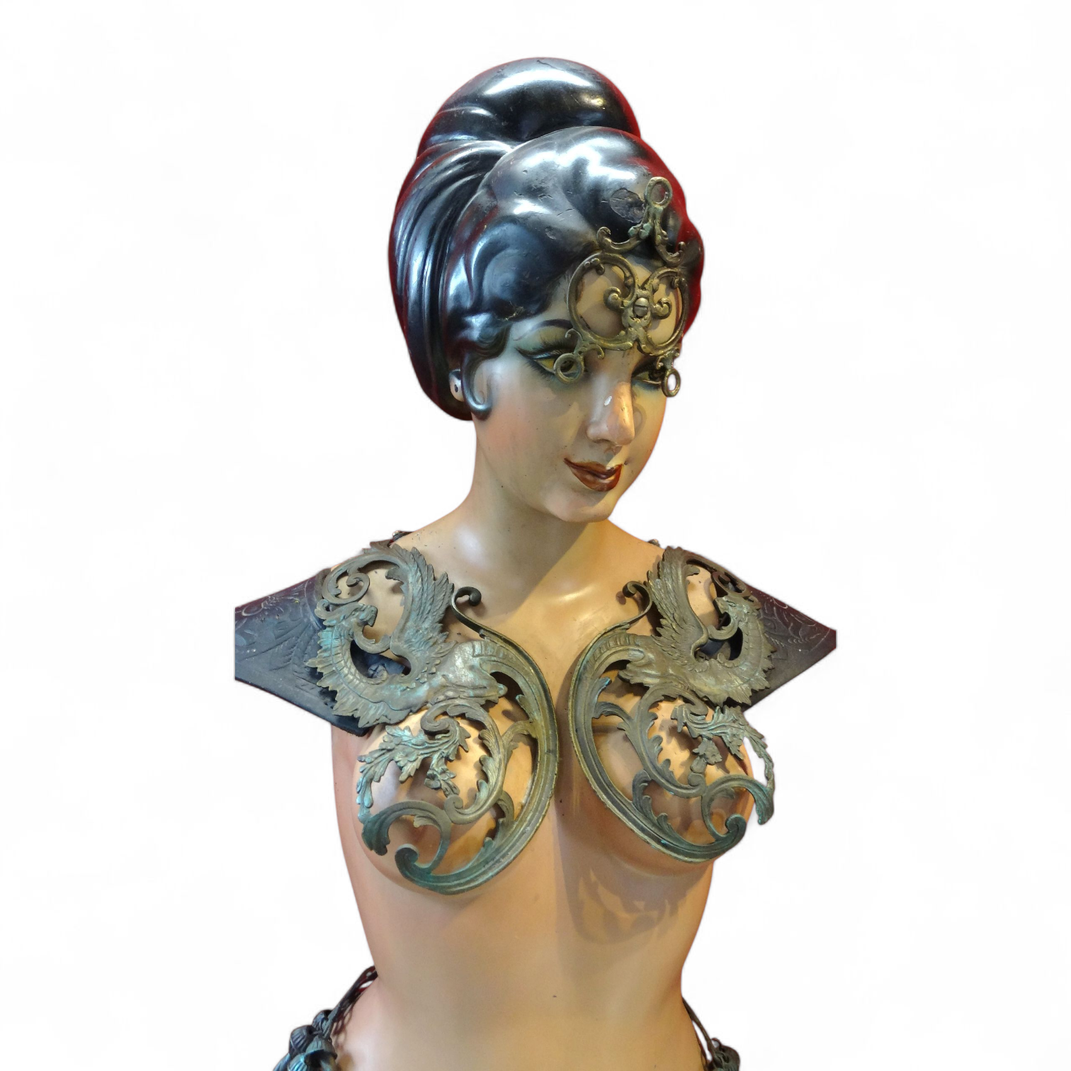 3 x Studio Shilpa Sadhana life size mannequin / carnival dummy's / Bombay India 1948