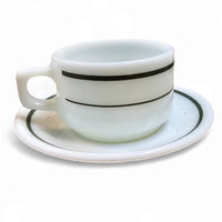 8 x Pyrex tableware / glass coffee cups / USA 1950s