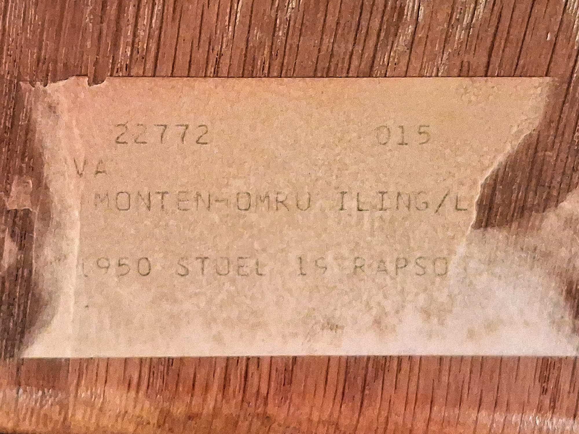 6 x De Puydt Rapsodie oak Brutalist dining chair from the 1970s.