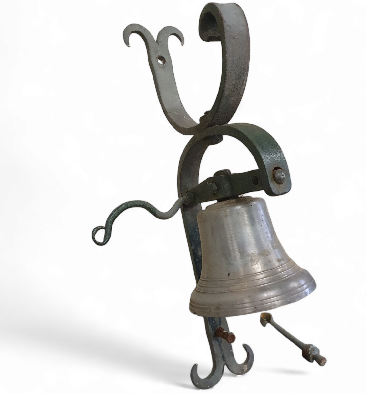 Old weighty school / monastery / wall bell / wall mounted
Height 100 cm
