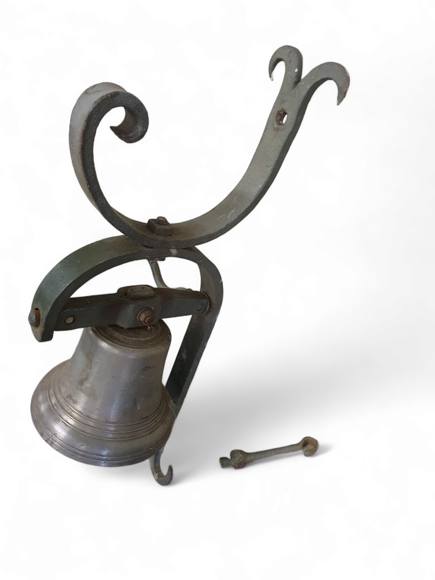 Old weighty school / monastery / wall bell / wall mounted
Height 100 cm