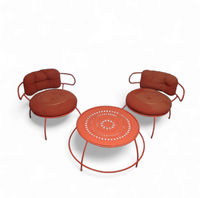 Prachtige zeldzame set  outdoor / indoor set van ONTWERPDUO / EINDHOVEN