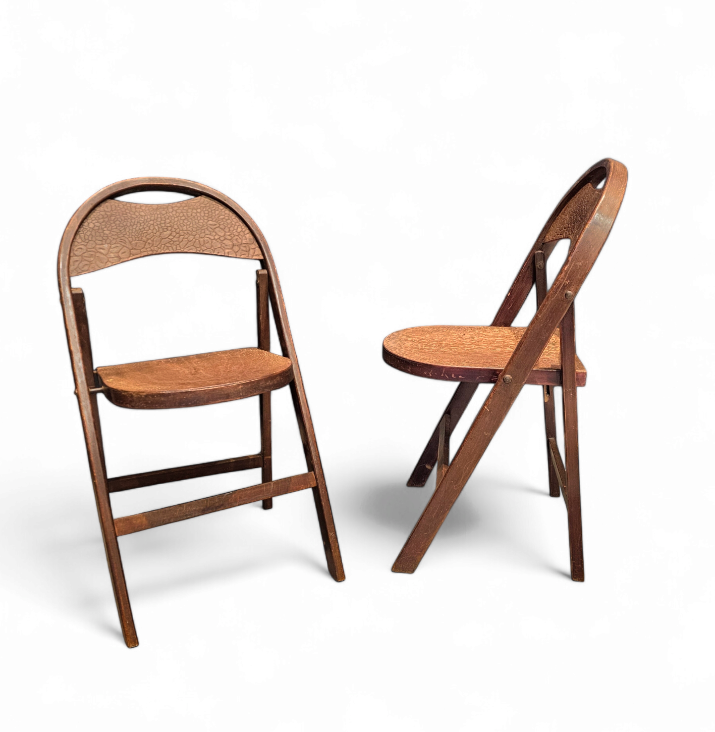 2 x Thonet B751 / crocodile print / 1930s