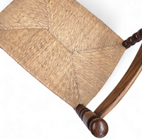 Turned wood small bench