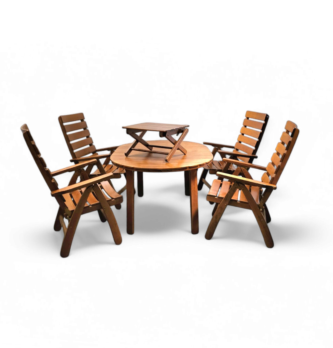 Stunning Fischer Möbel garden set / 1970s / mint condition