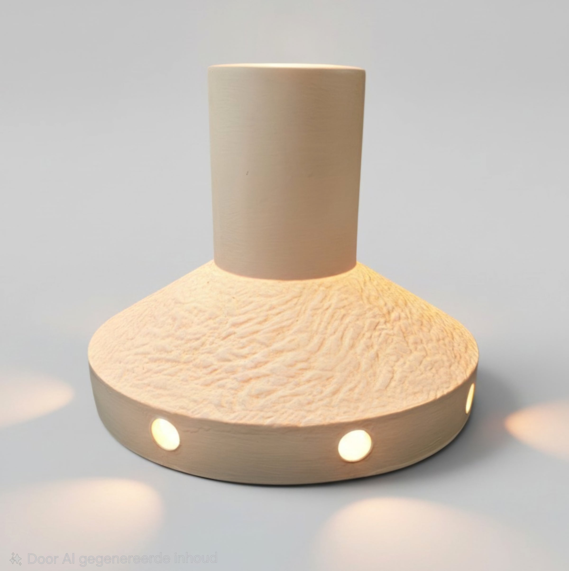 Matte glazed ceramic hanging lamp/ 1970s