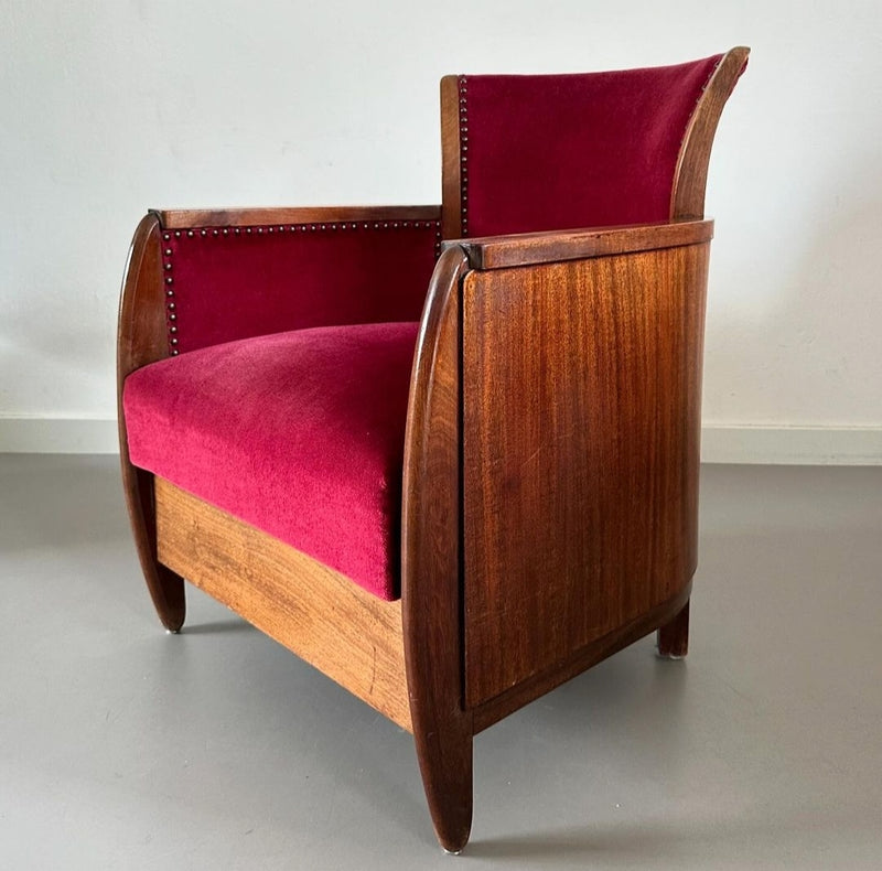 Set Art Nouveau  / Art Deco / club chairs / arm chairs