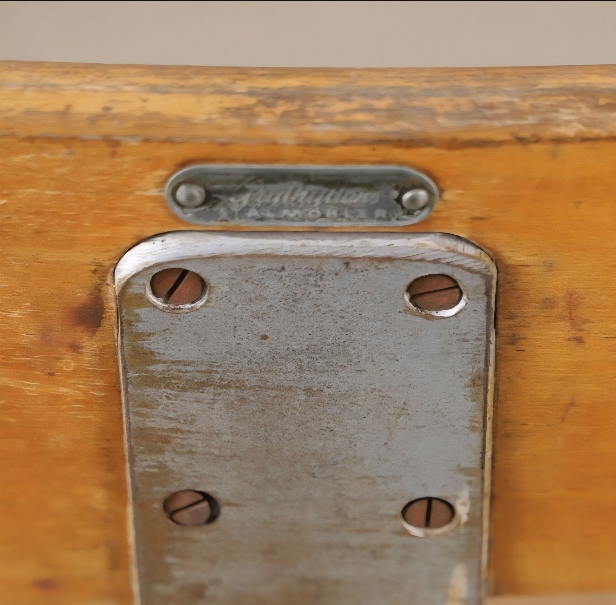 SCHOOL BENCH WITH CHAIR, Grythyttan, first half of the 20th century