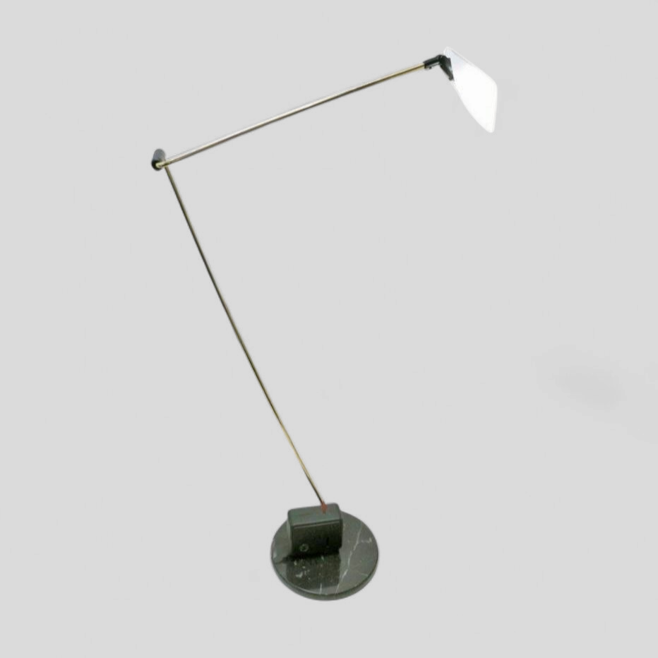 Italian design floor lamp by Valenti / model Ambra / adjustable / swivel base /